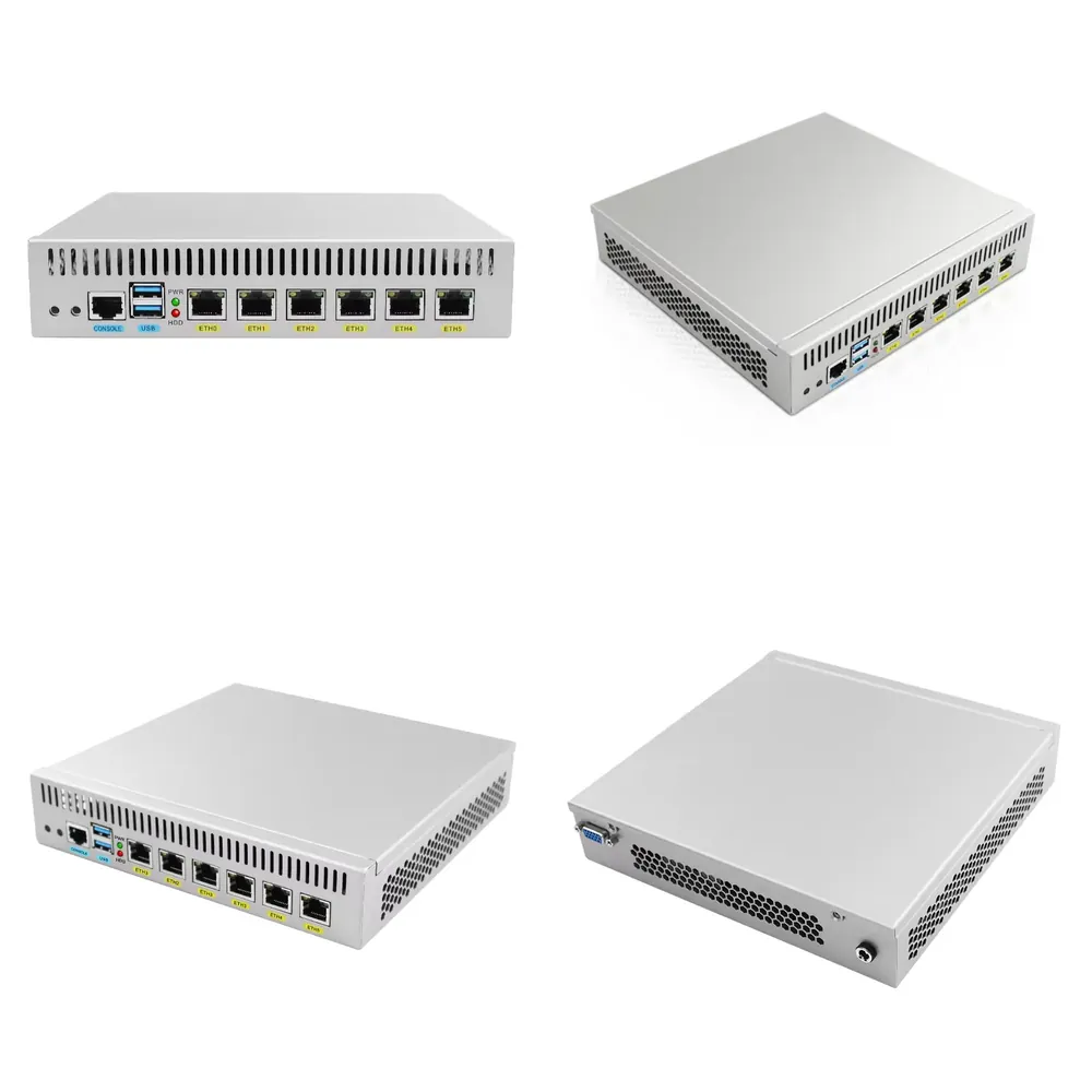 Pfsense Firewall Router 2.5G 4 I226 - Dispositivo de Firewall J4125 Mini PC