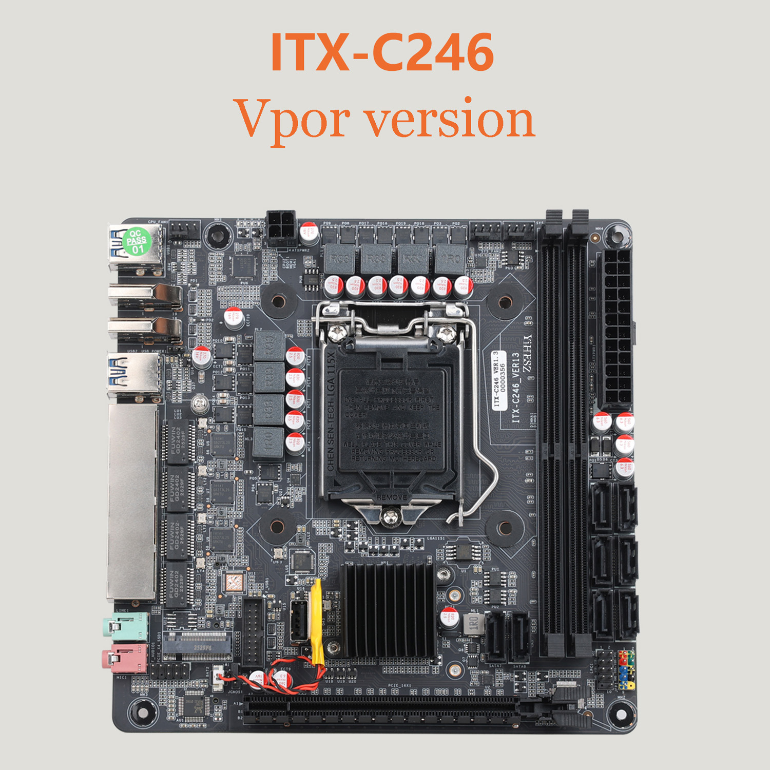 Nas Motherboard 8 Sata Mini Itx - Placa Base C246 Mini-ITX, Placa Base