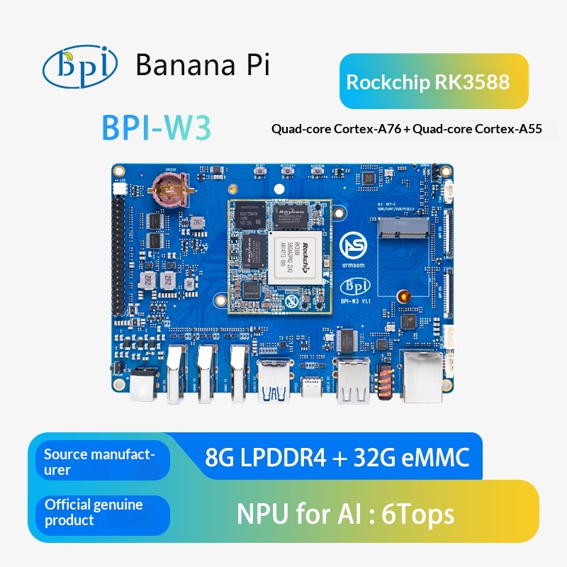 Rockchip Rk3588 Development Board - Placa de Desarrollo de Router de