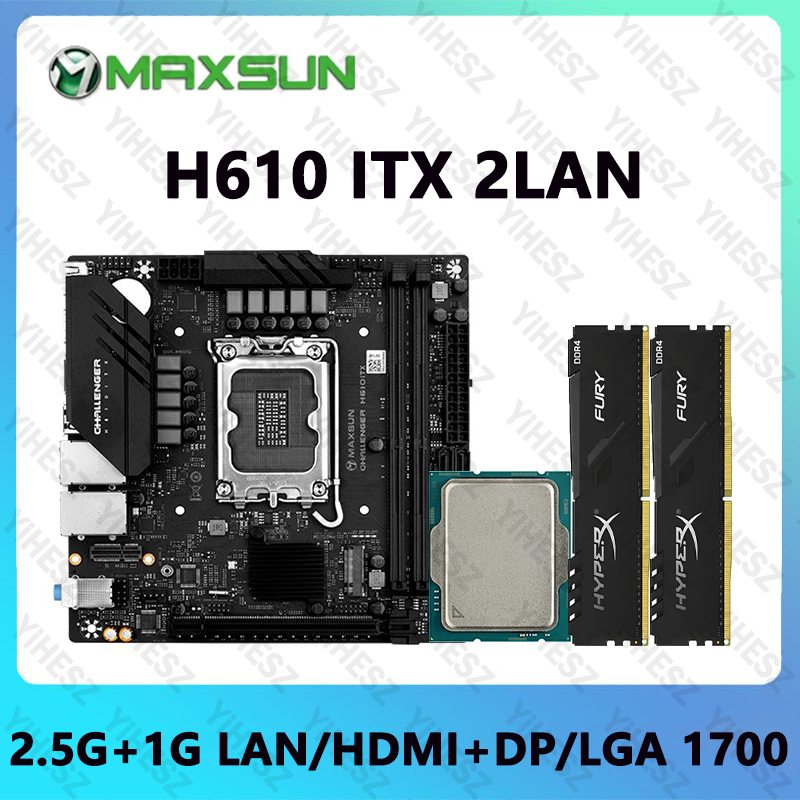 Lga1700 Itx Motherboard Ddr5 - Conjunto de Placa Base H610 ITX