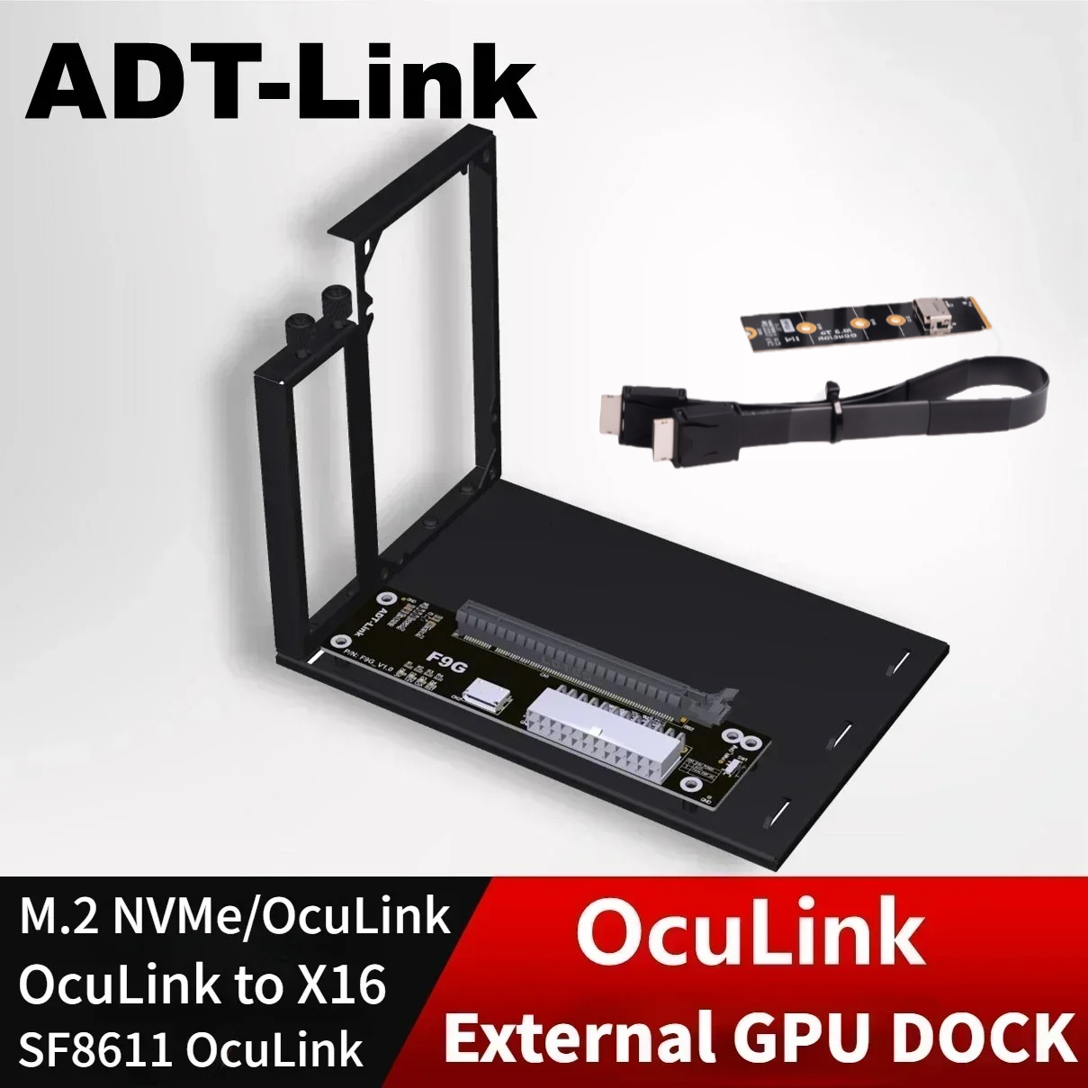 Oculink Egpu Mini Pc - ADT PCIe 4,0 64Gbps OcuLink tarjeta