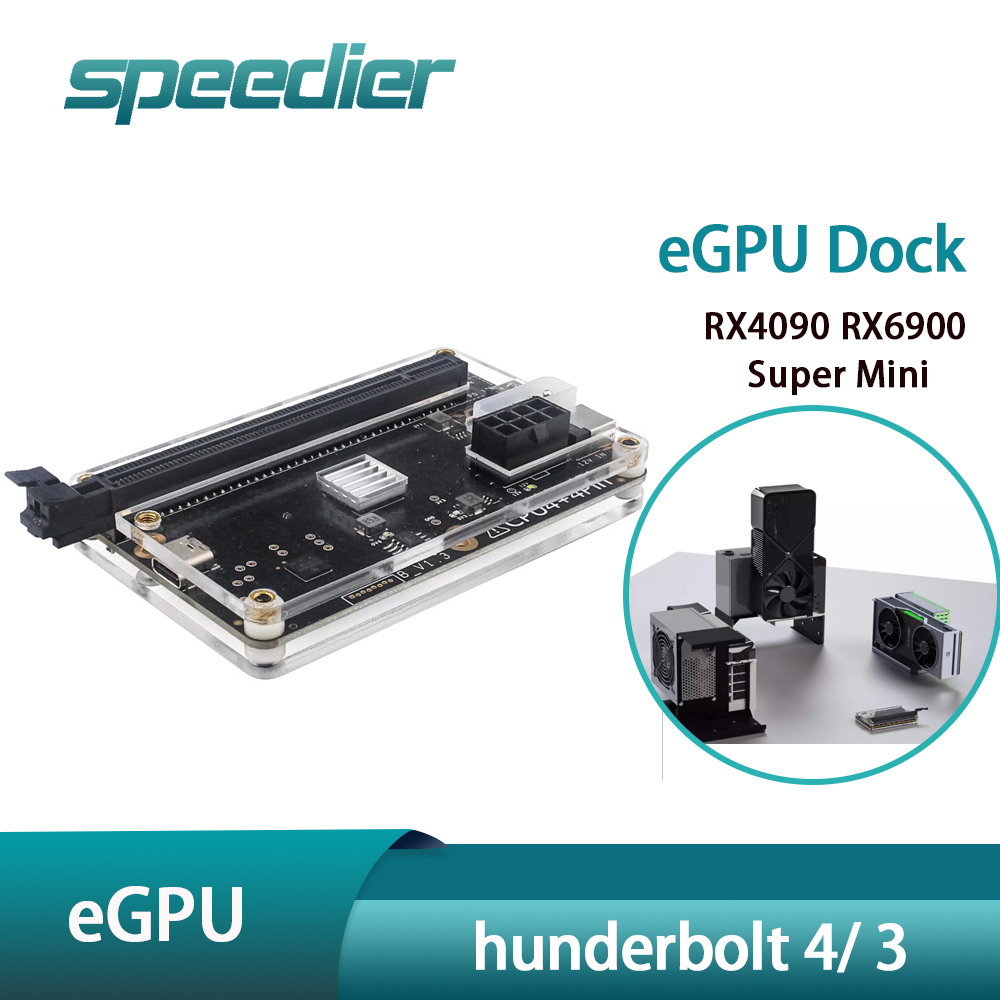 Thunderbolt 4 Egpu Dock Mini Pc - Base de Conexión Thunderbolt 4 3