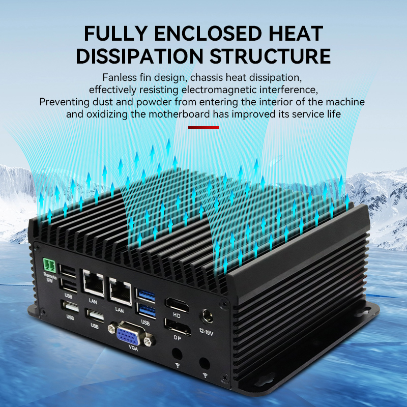 Fanless Industrial Pc Rs485 Core I7 - Mini PC Quad Core N95 N97