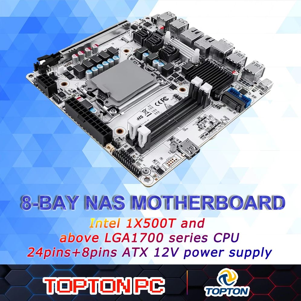 Nas Motherboard 8 Sata Mini Itx - Placa base NAS Mini ITX de