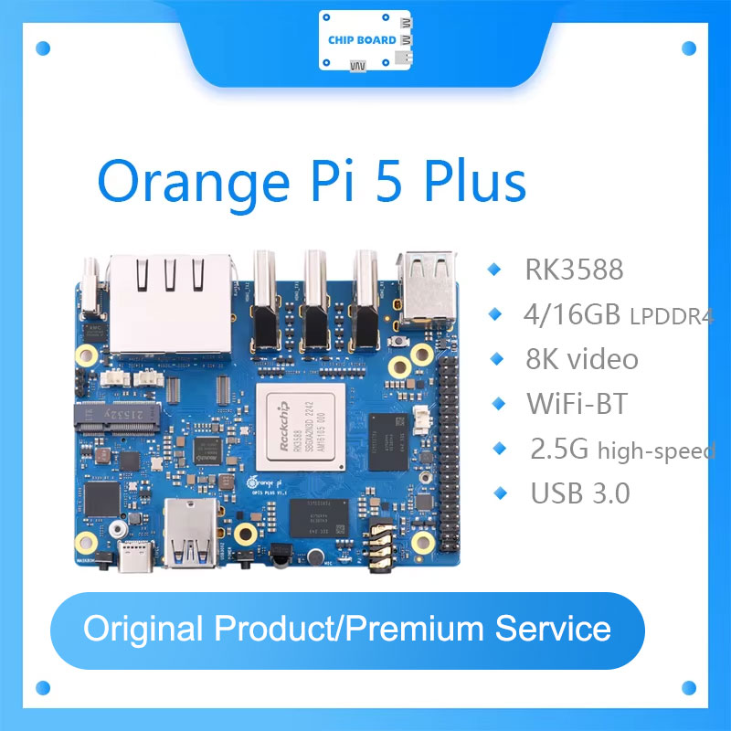 Rockchip Rk3588 Development Board - Orange Pi 5 Plus placa única