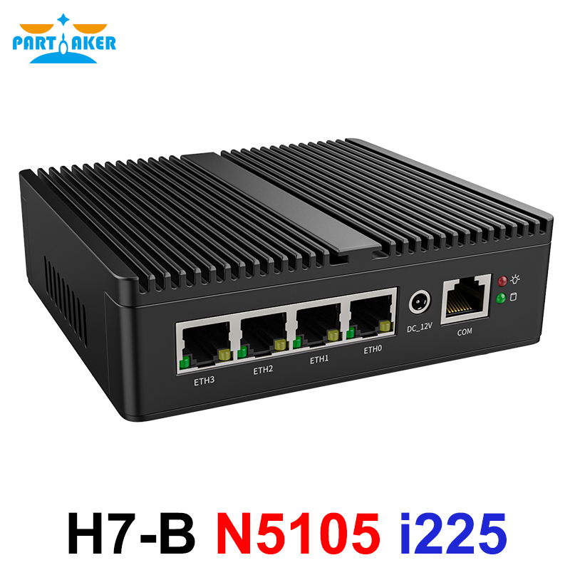 Mini PC Partaker N5105 N150 J4 - Pfsense Firewall Router 2.5G 4 I226 reseña y precio