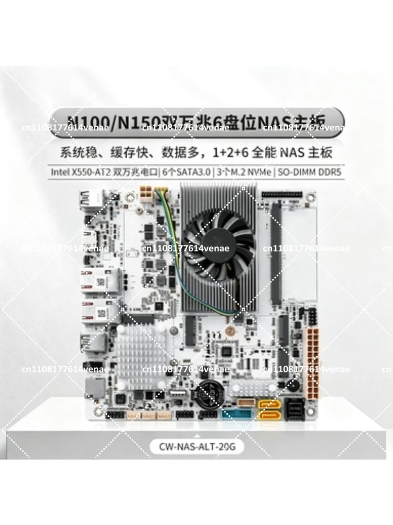Placa Base NAS de 8 Bahías con - Nas Motherboard 8 Sata Mini Itx reseña y precio