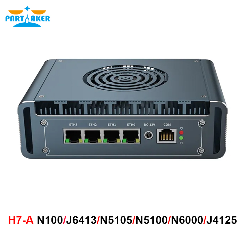 Mini PC sin ventilador Intel I - Pfsense Firewall Router 2.5G 4 I226 reseña y precio