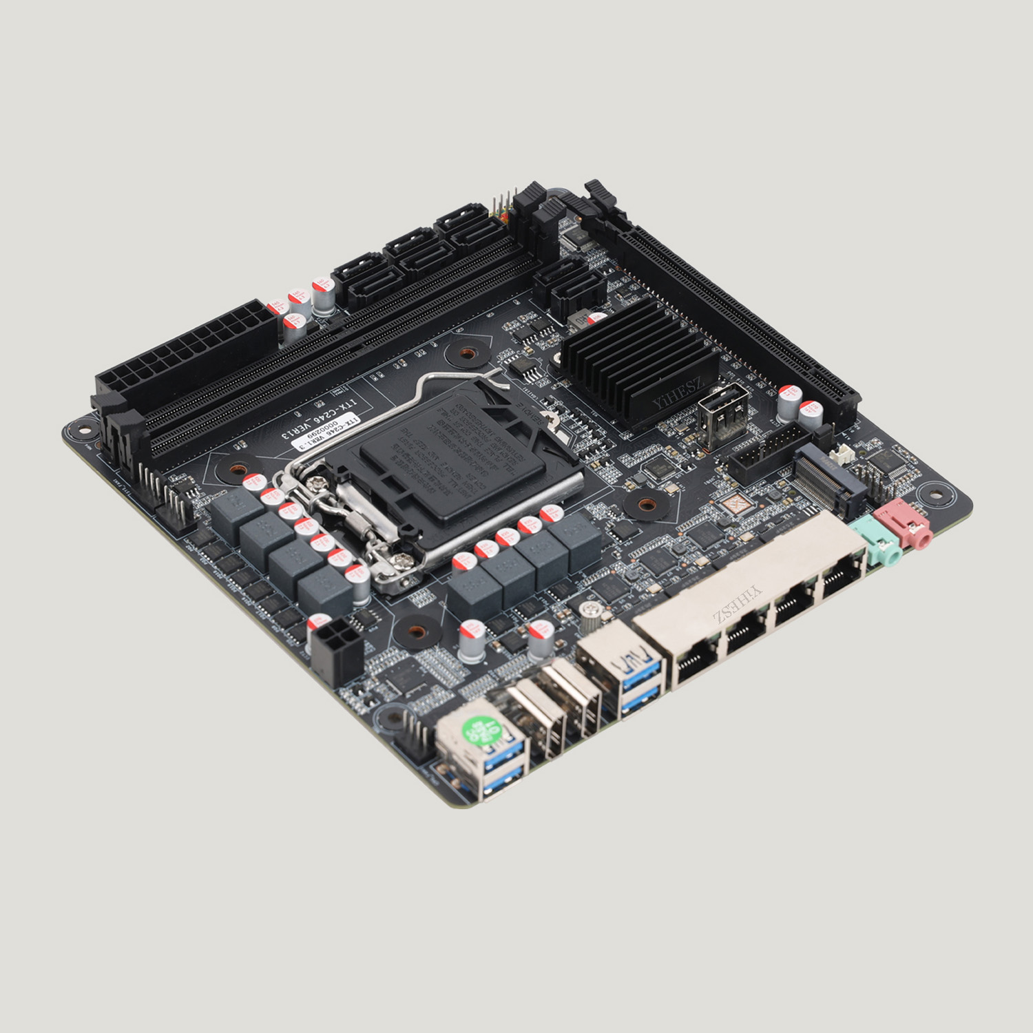 Placa Base C246 Mini-ITX, Plac - Nas Motherboard 8 Sata Mini Itx reseña y precio