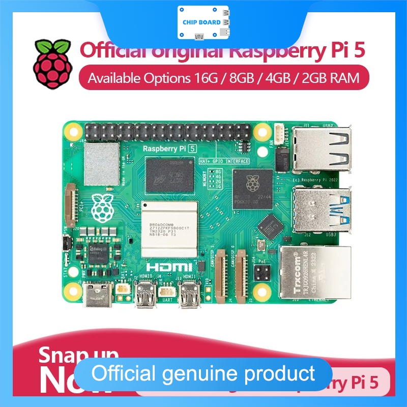 Computadora oficial de placa ú - Raspberry Pi 5 8Gb Board reseña y precio