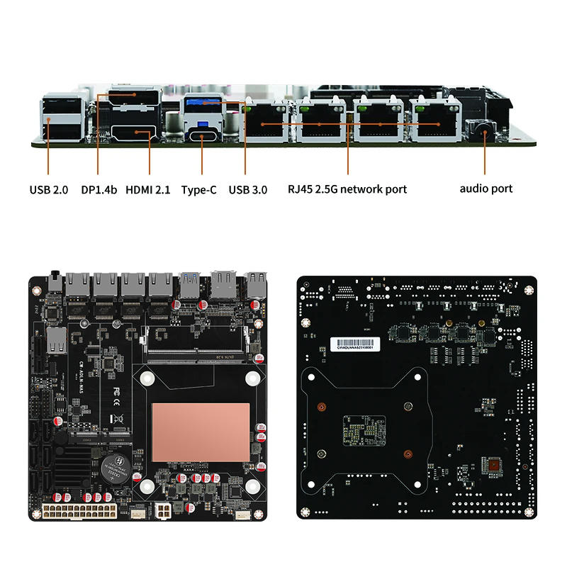 Placa Base ITX N150 para NAS,  - Nas Motherboard 8 Sata Mini Itx reseña y precio