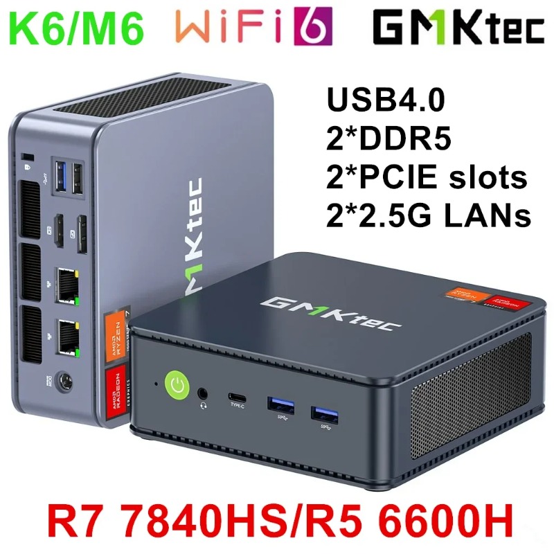 Mini PC Gamer GMKtec Nucbox K6 - Amd Ryzen 7 7840Hs Mini Pc reseña y precio