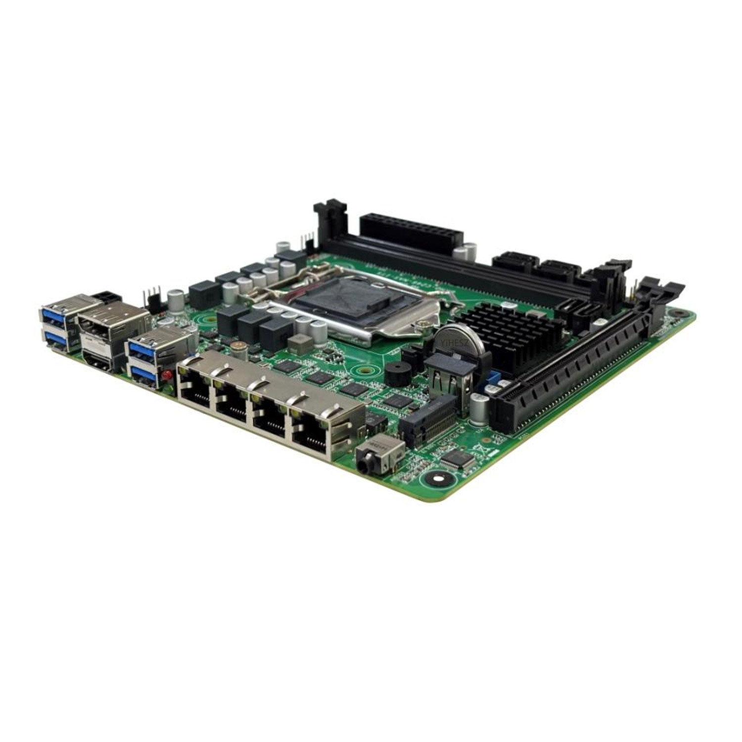 Placa base NAS C246 8 SATA de  - Nas Motherboard 8 Sata Mini Itx reseña y precio