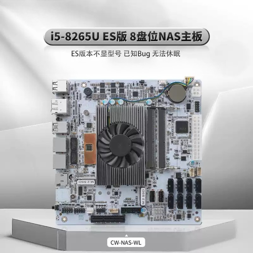 Placa base Mini-ITX blanca M11 - Nas Motherboard 8 Sata Mini Itx reseña y precio