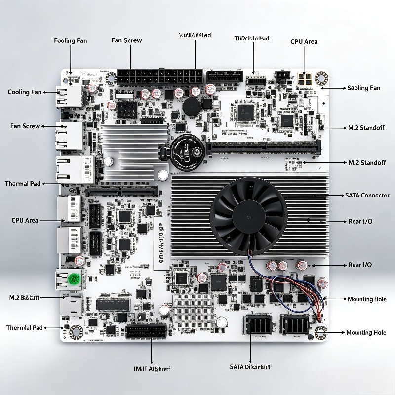 Placa Base Mini ITX NAS con N1 - Nas Motherboard 8 Sata Mini Itx reseña y precio