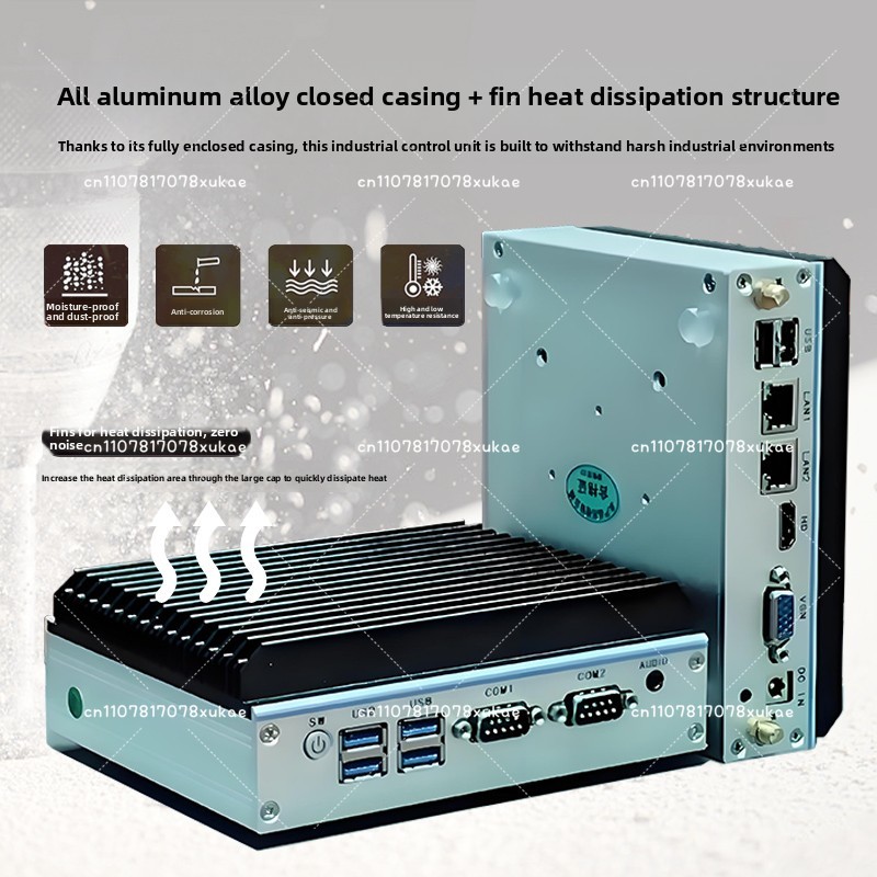 Mini PC industrial: Quad-Core  - Fanless Industrial Pc Rs485 Core I7 reseña y precio