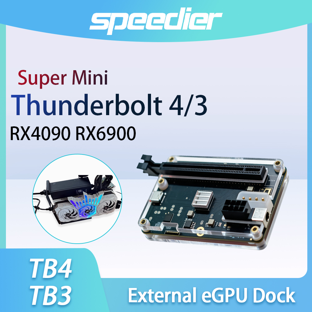 Base de Conexión eGPU Thunderb - Thunderbolt 4 Egpu Dock Mini Pc reseña y precio