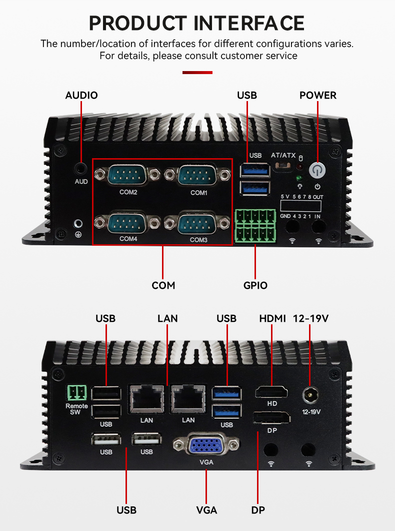 Mini PC Quad Core N95 N97 RS48 - Fanless Industrial Pc Rs485 Core I7 reseña y precio