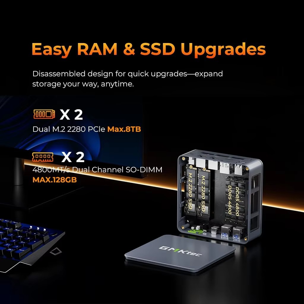 Mini PC para Juegos GMKtec K6  - Amd Ryzen 7 7840Hs Mini Pc reseña y precio