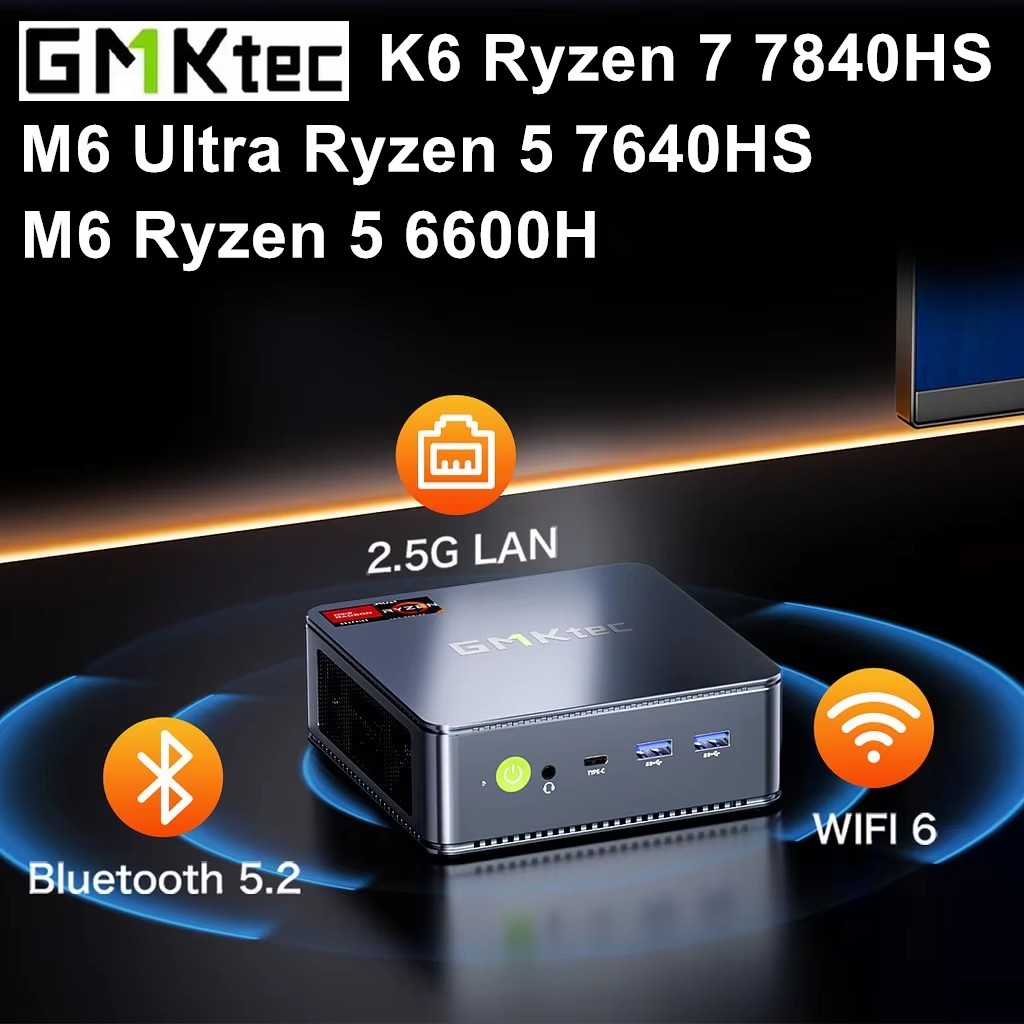 Mini PC para Juegos GMKtec K6  - Amd Ryzen 7 7840Hs Mini Pc reseña y precio