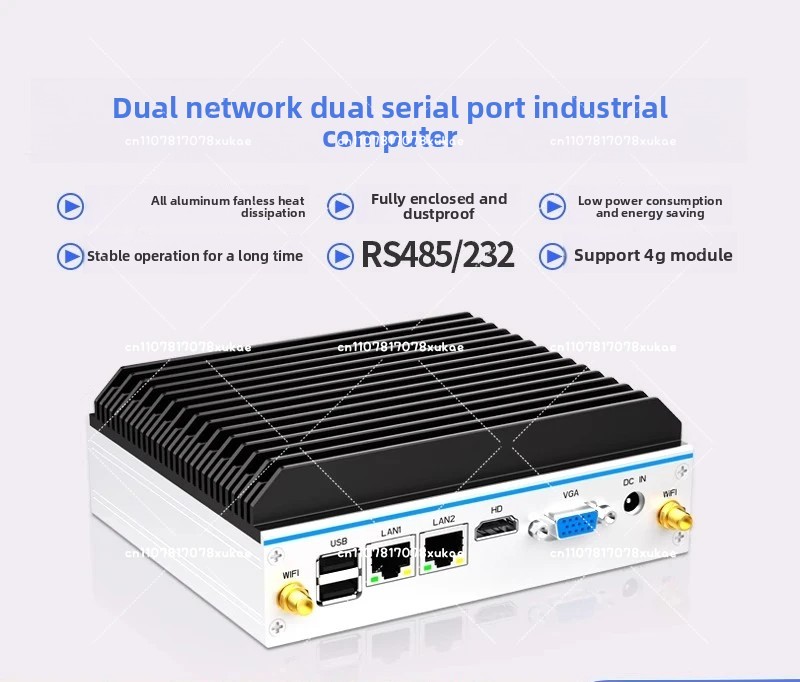 Mini PC Industrial - Quad-Core - Fanless Industrial Pc Rs485 Core I7 reseña y precio