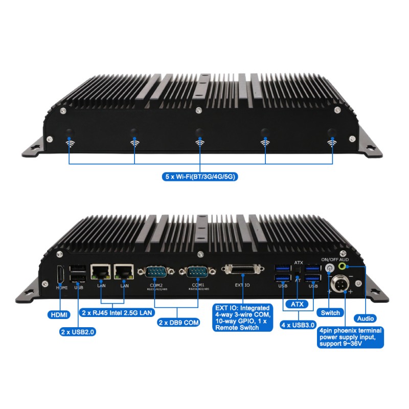 Computadora Industrial Robusta - Fanless Industrial Pc Rs485 Core I7 reseña y precio