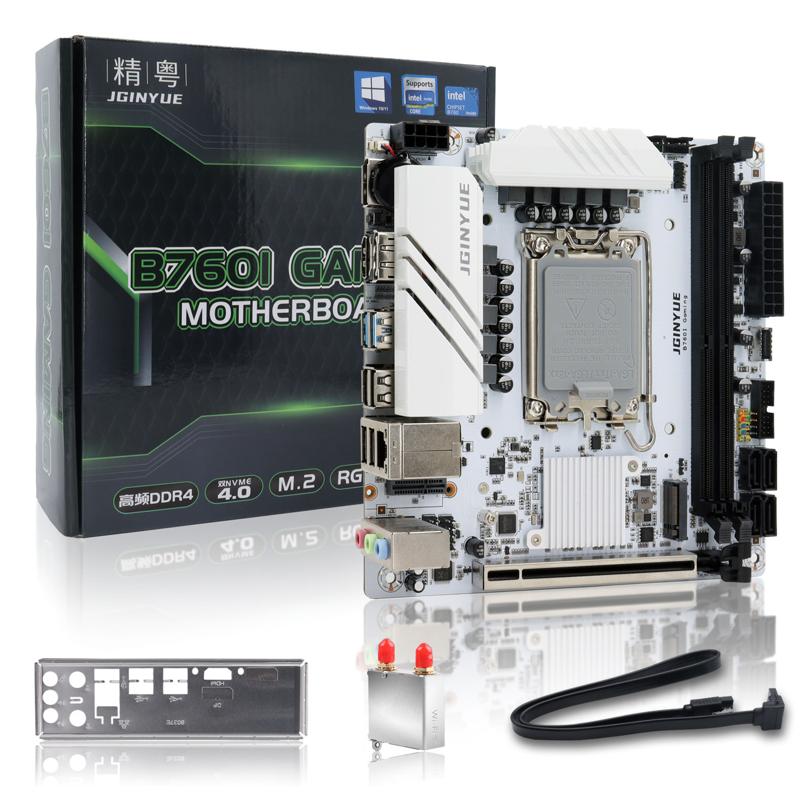 Tarjeta Madre JGINYUE B760 LGA - Lga1700 Itx Motherboard Ddr5 reseña y precio