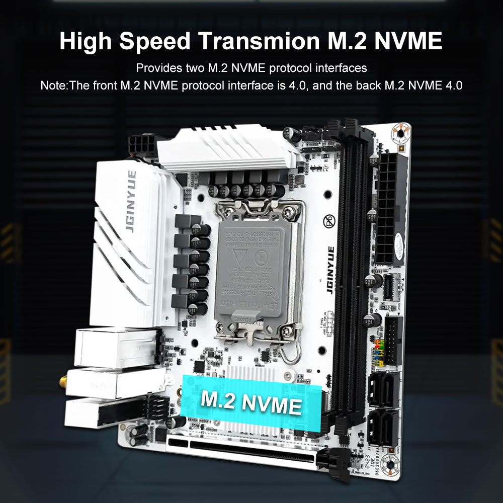 Tarjeta Madre JGINYUE B760 LGA - Lga1700 Itx Motherboard Ddr5 reseña y precio