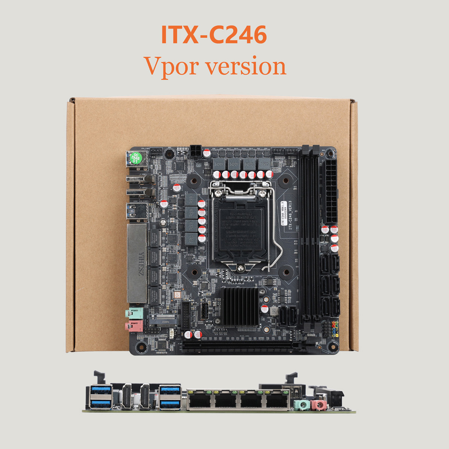 Placa base LGA1151 C246 Vpro N - Nas Motherboard 8 Sata Mini Itx reseña y precio