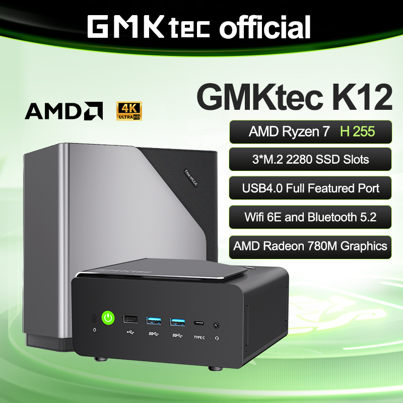 GMKtec K12 Mini PC AMD Ryzen ™ - Oculink Egpu Mini Pc reseña y precio
